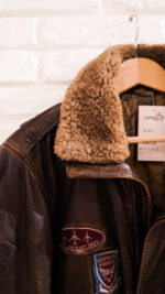 Giacca in pelle Gipsy con colletto removibile