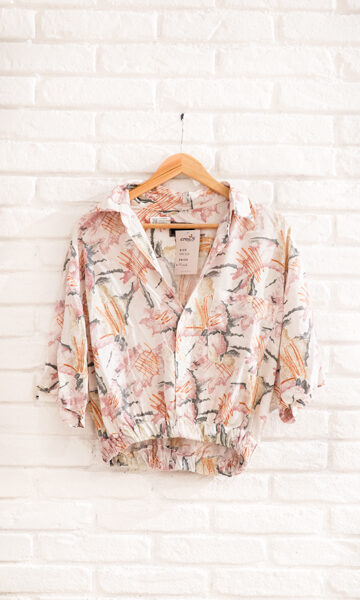 Cropped bluse Sciroppo
