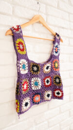 Hand knitted top