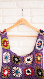 Hand knitted top